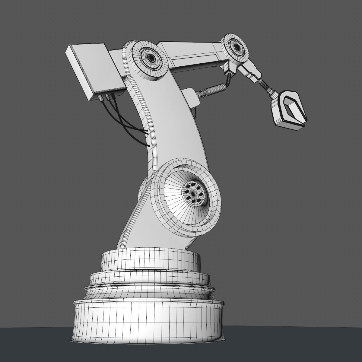 Robotic Arm Free 3D model_16