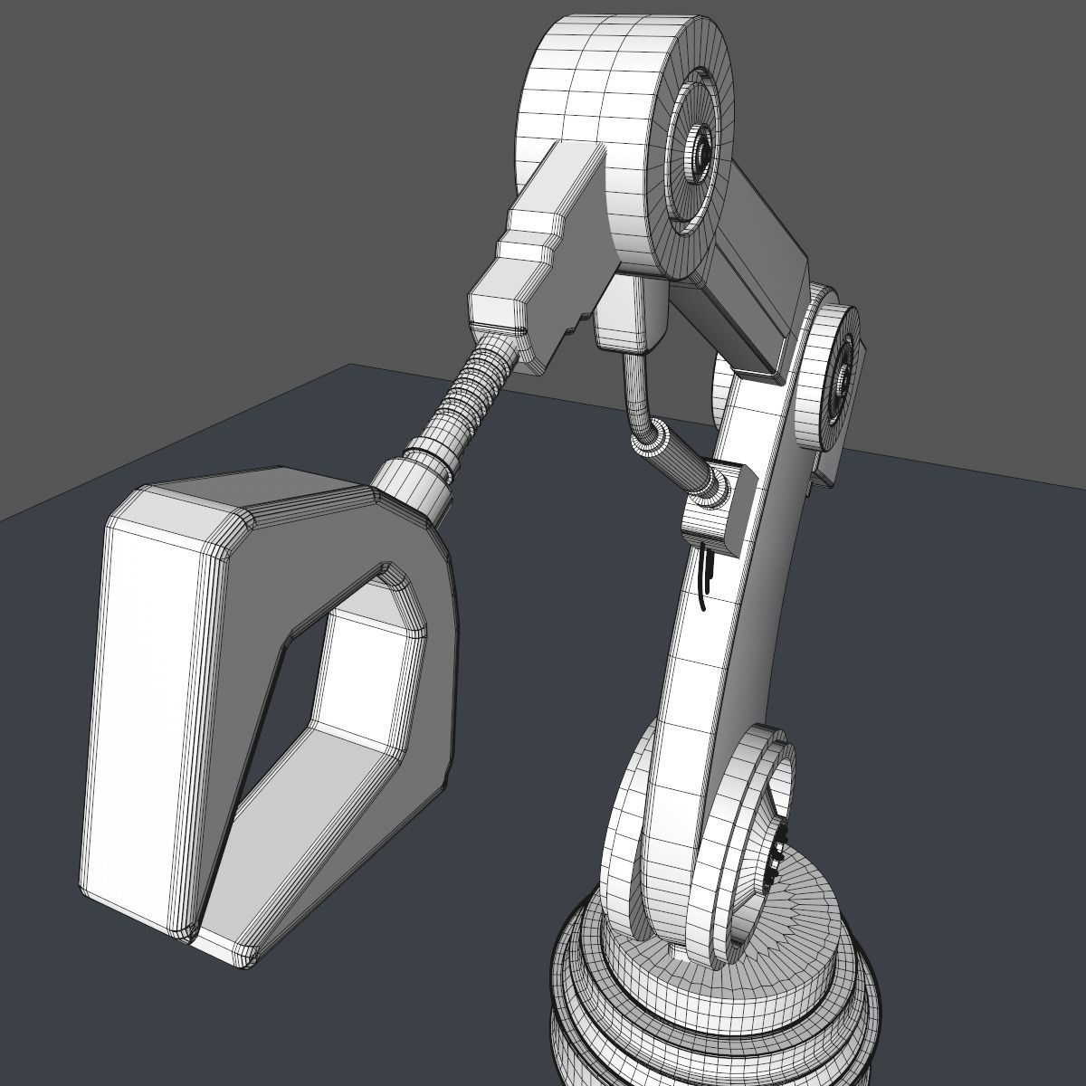 Robotic Arm Free 3D model_11