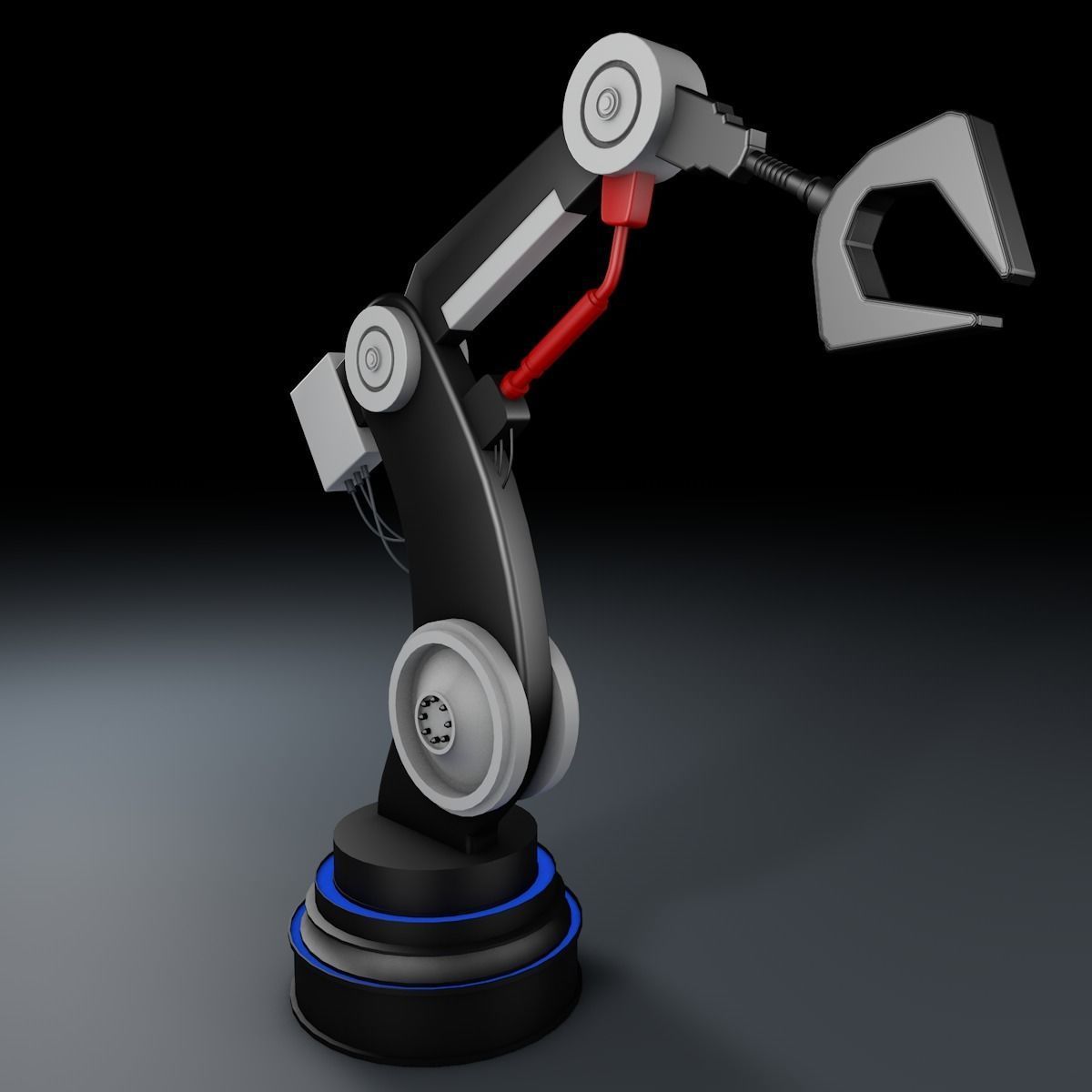 Robotic Arm Free 3D model_1