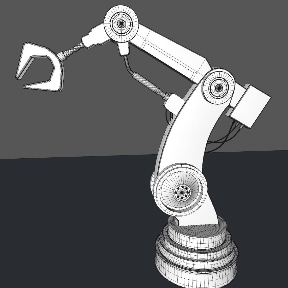 Robotic Arm Free 3D model_12