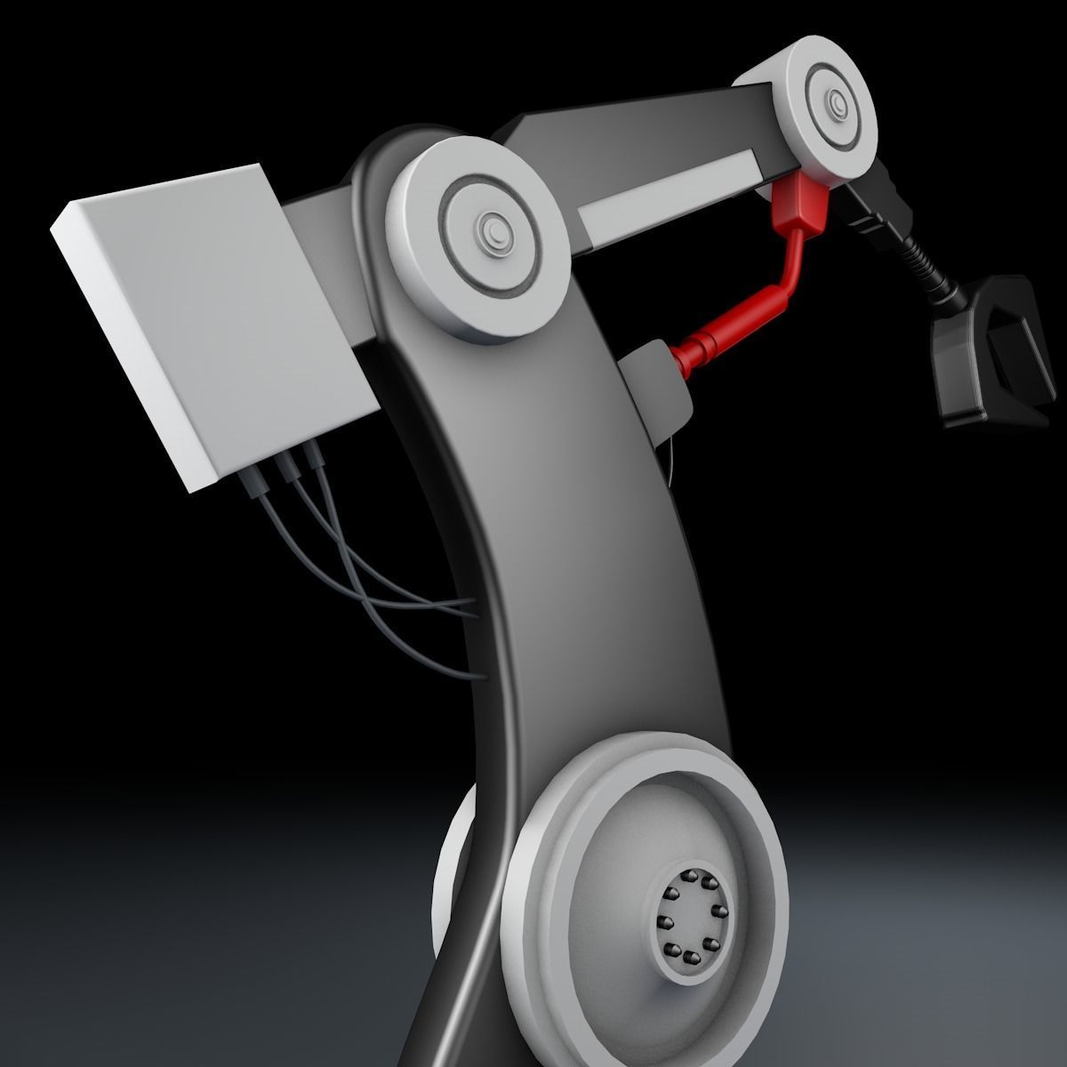 Robotic Arm Free 3D model_2