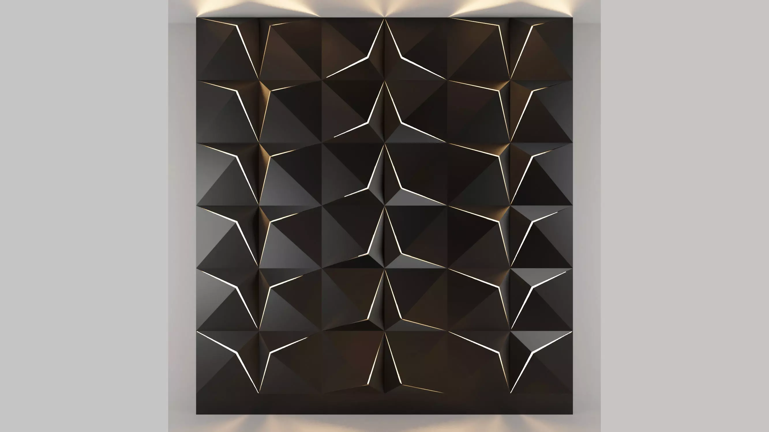 3d panel 09 Low-poly 3D model_0