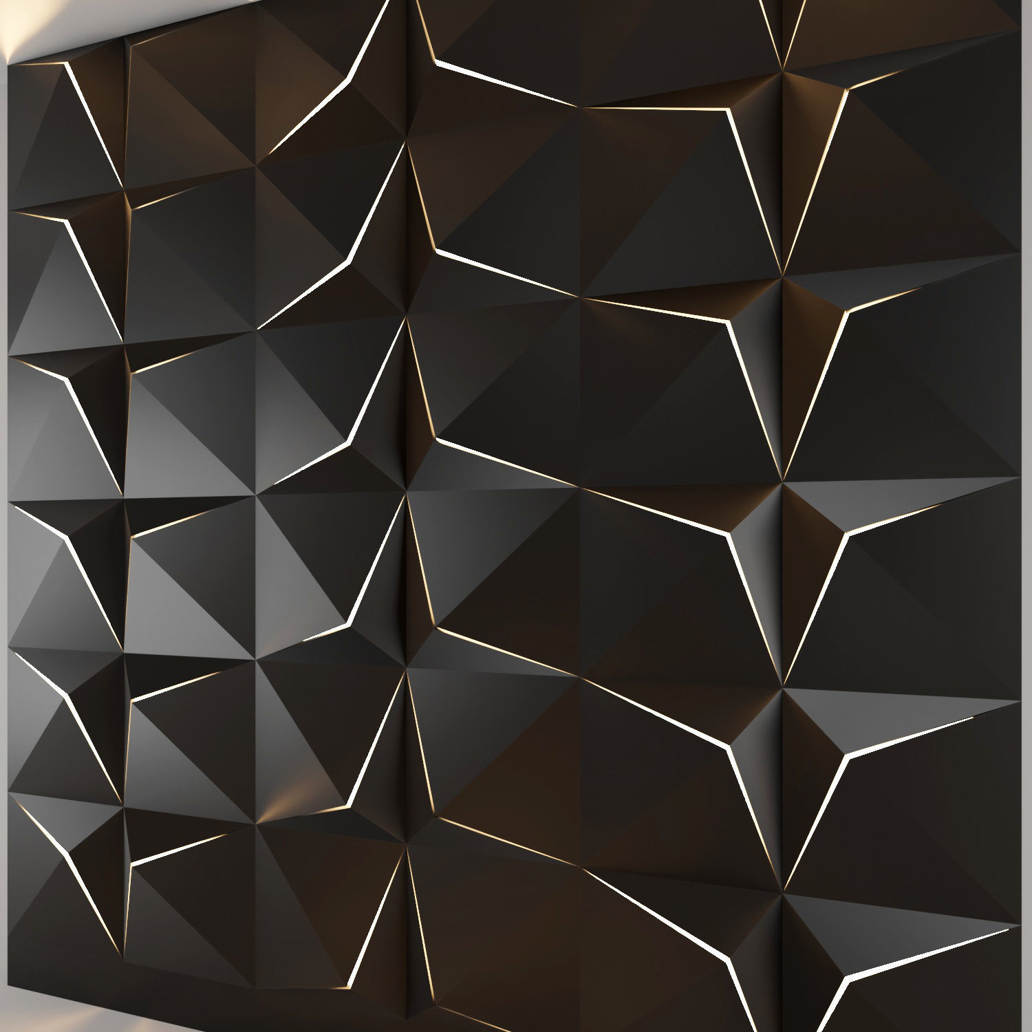 3d panel 09 Low-poly 3D model_3