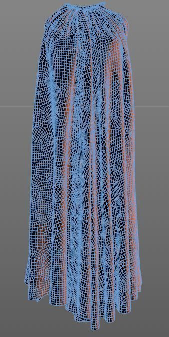 Stylish Designer Women Tent Dress 3D model 3D model_10