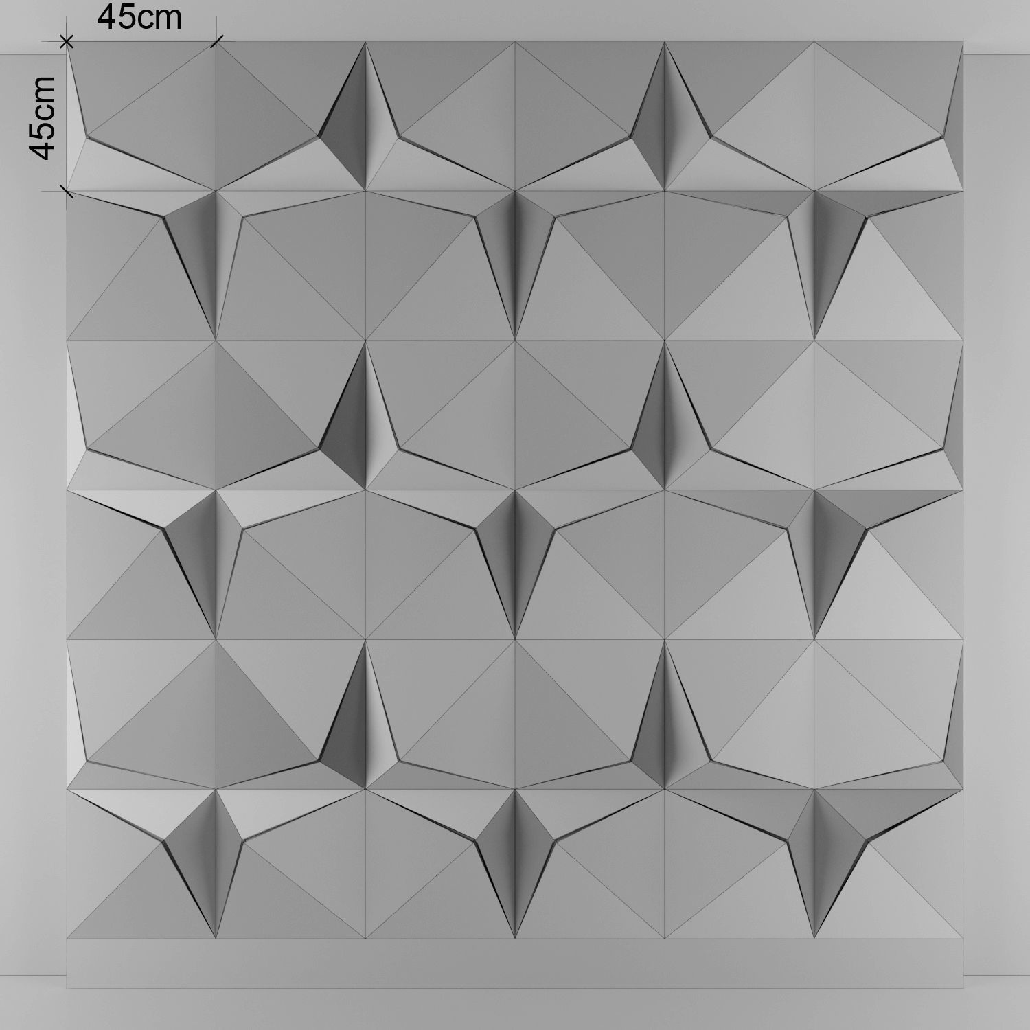 3d panel 10 Low-poly 3D model_4