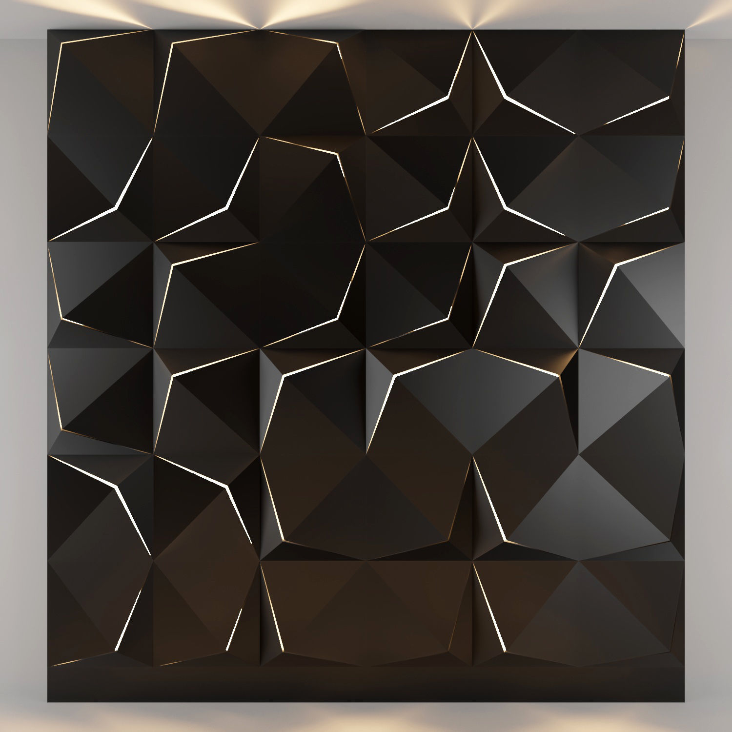 3d panel 11 Low-poly 3D model_2