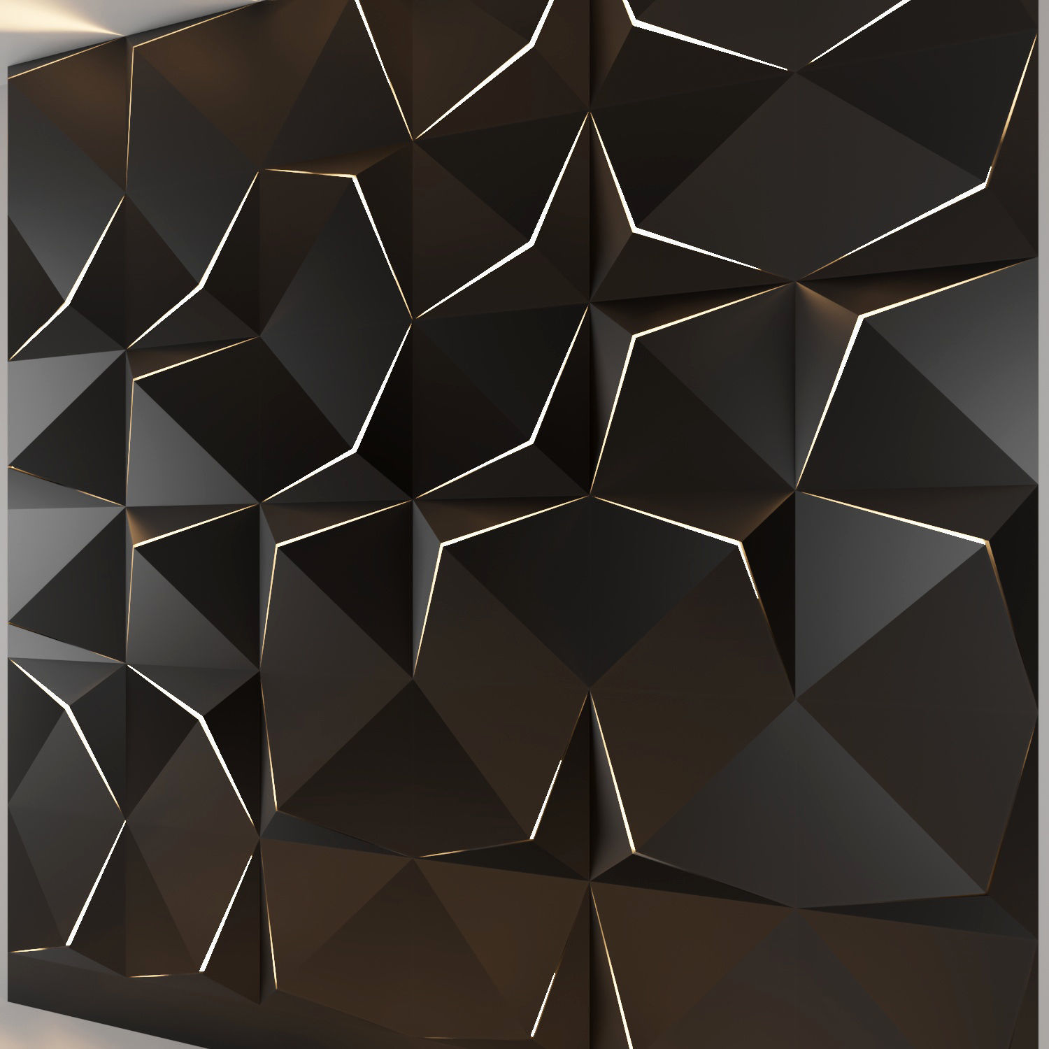 3d panel 11 Low-poly 3D model_3