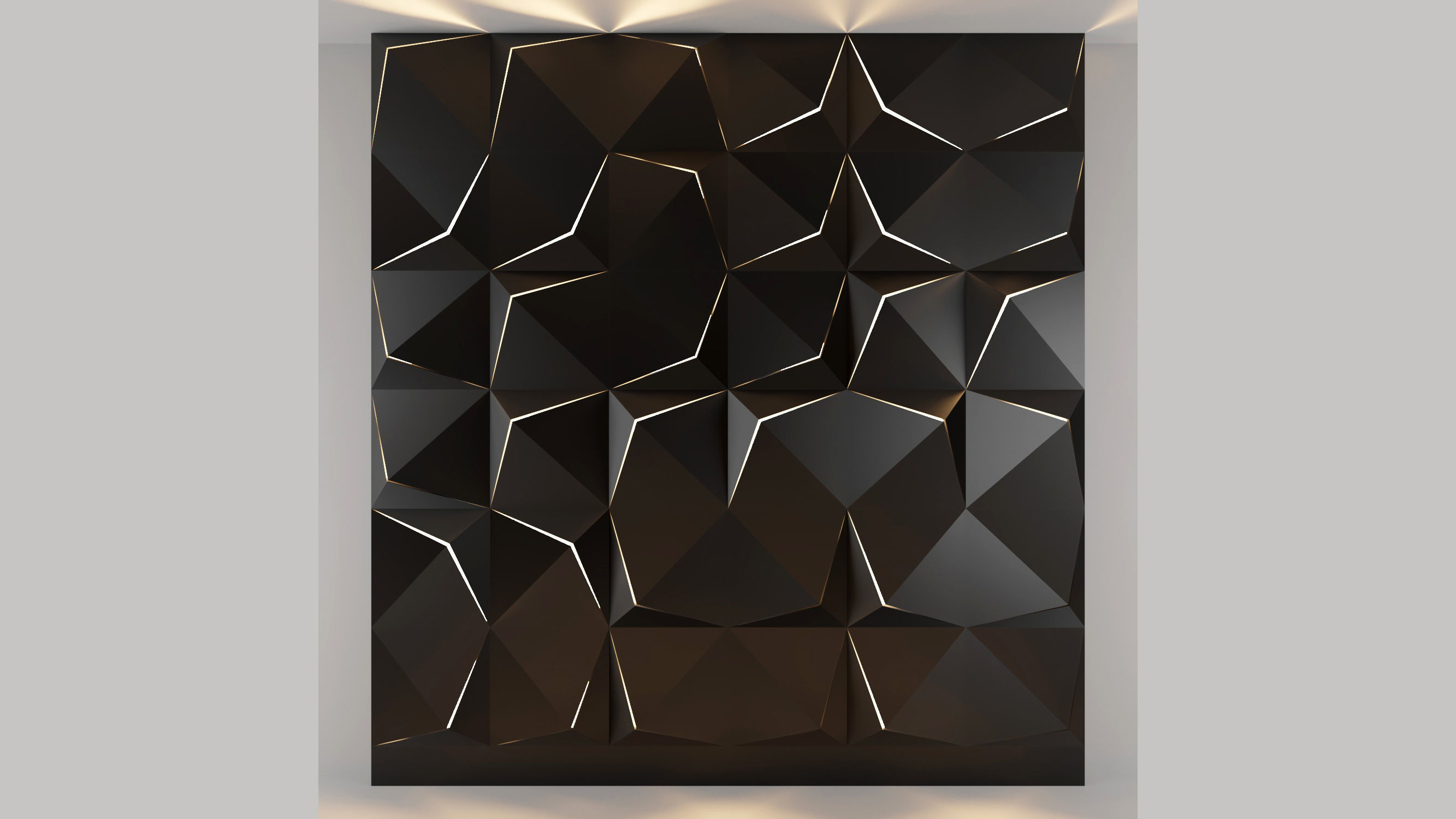 3d panel 11 Low-poly 3D model