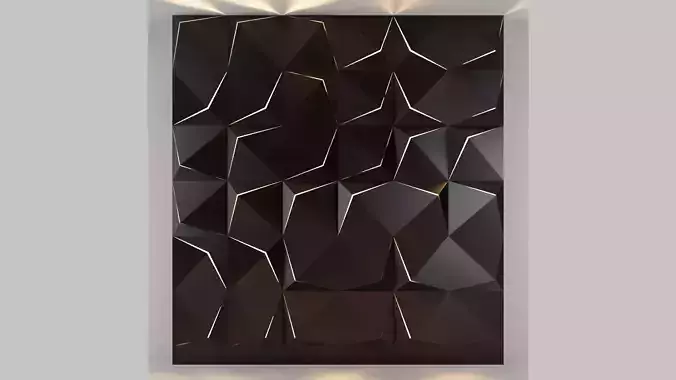 3d panel 11 Low-poly 3D model