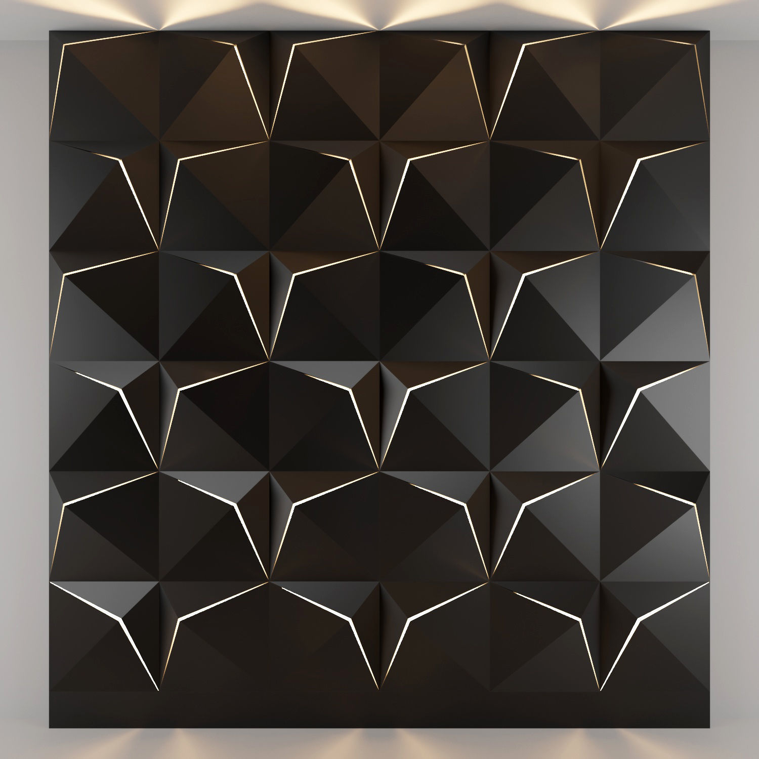 3d panel 12 Low-poly 3D model_2