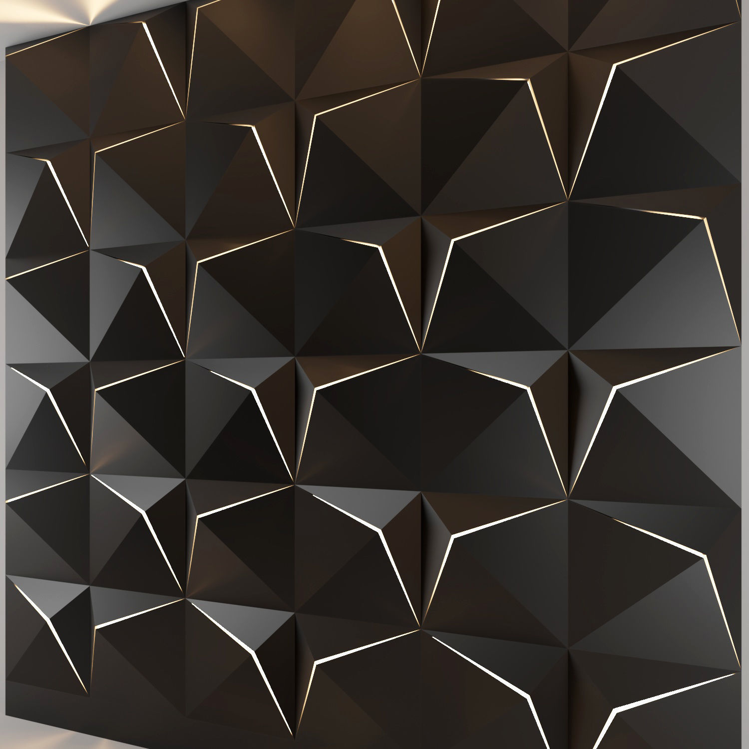 3d panel 12 Low-poly 3D model_3