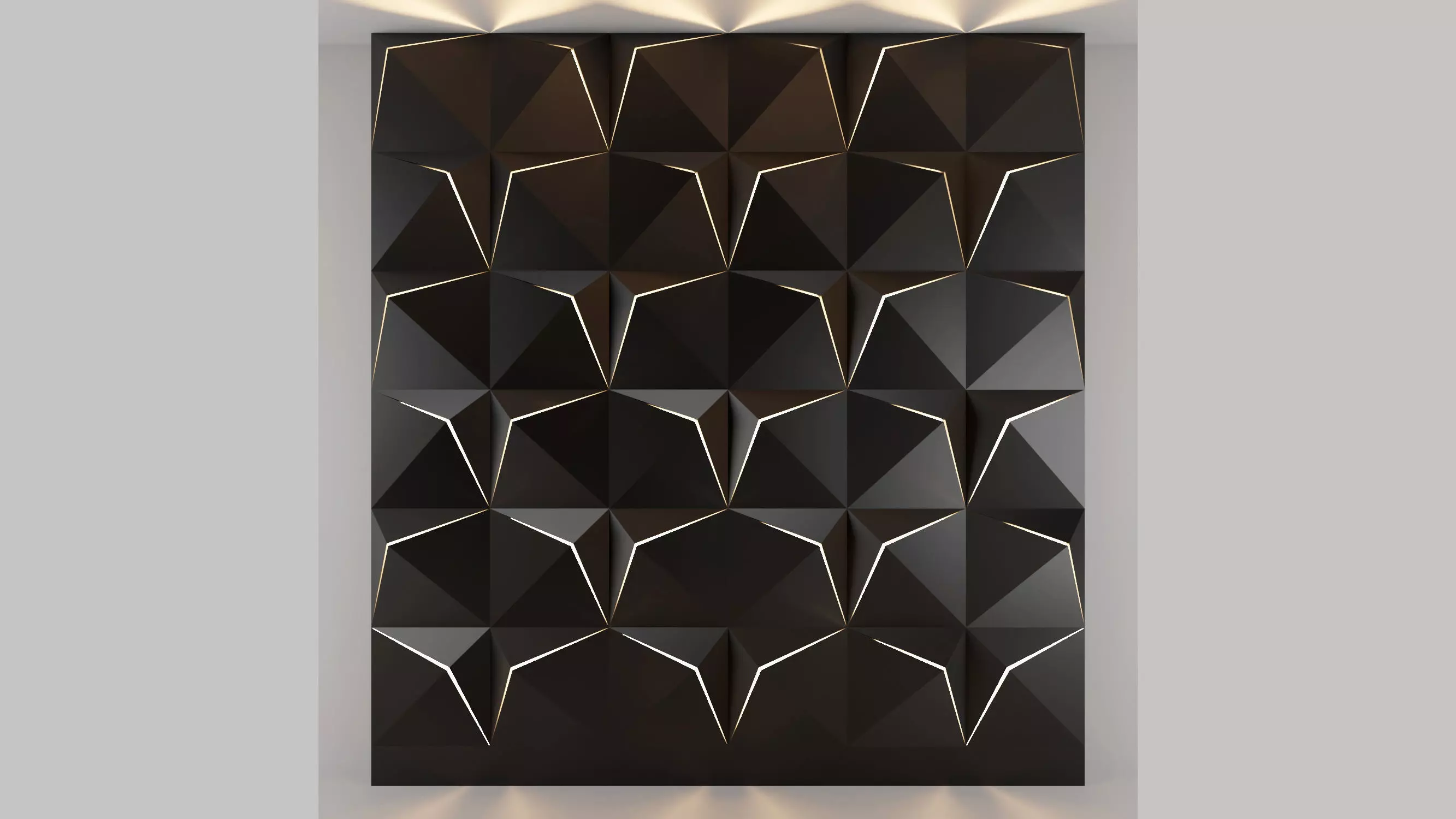 3d panel 12 Low-poly 3D model_0