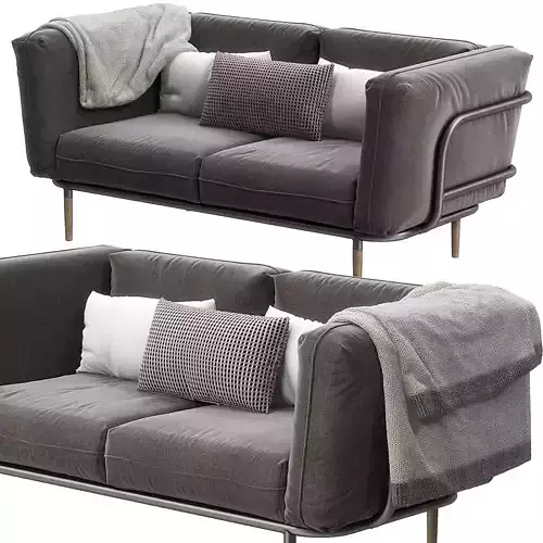 Urban sofa by Cane Line 3D model