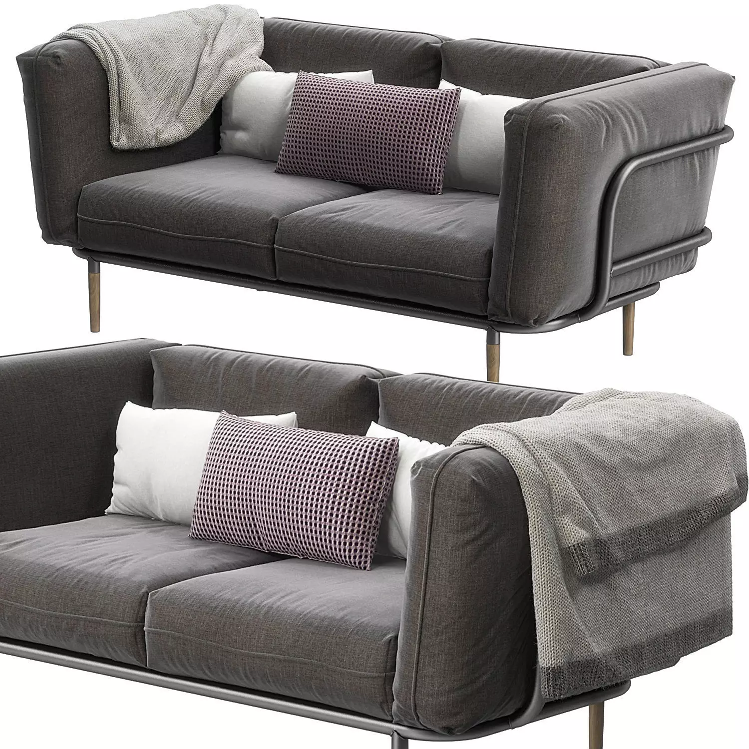 Urban sofa by Cane Line 3D model