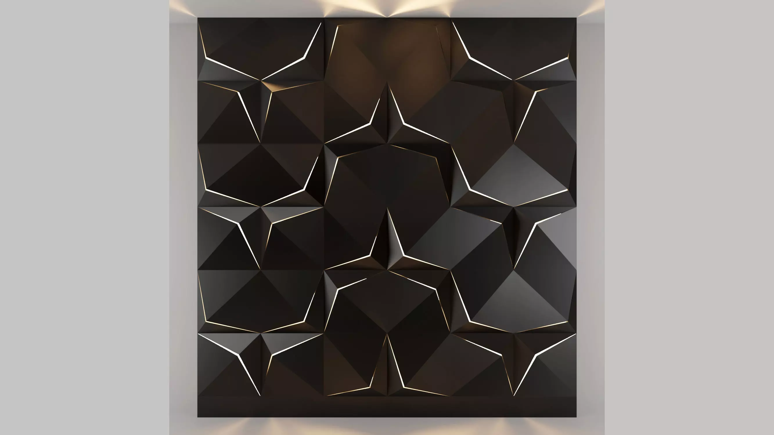 3d panel 13 Low-poly 3D model_0