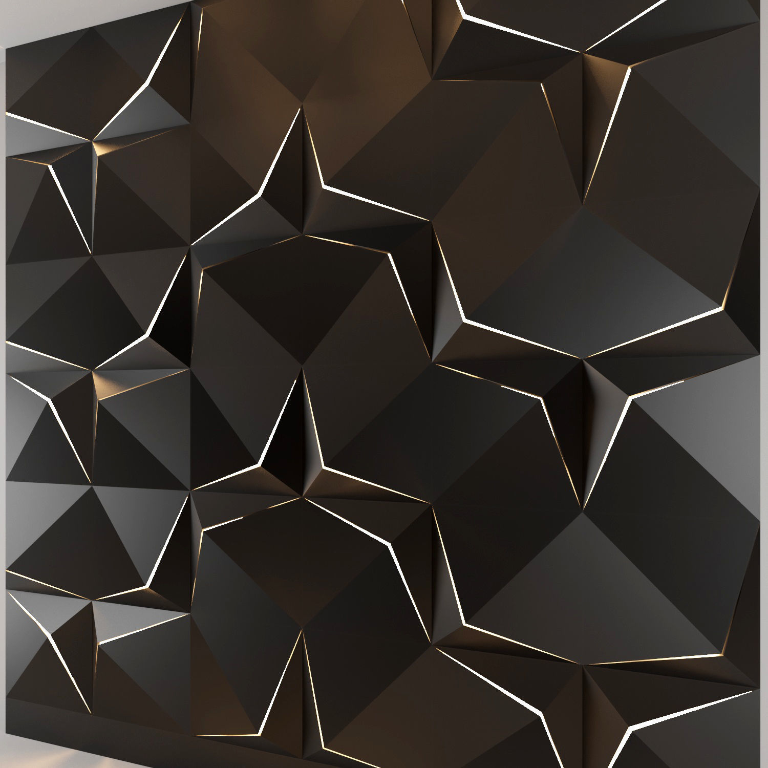 3d panel 13 Low-poly 3D model_3
