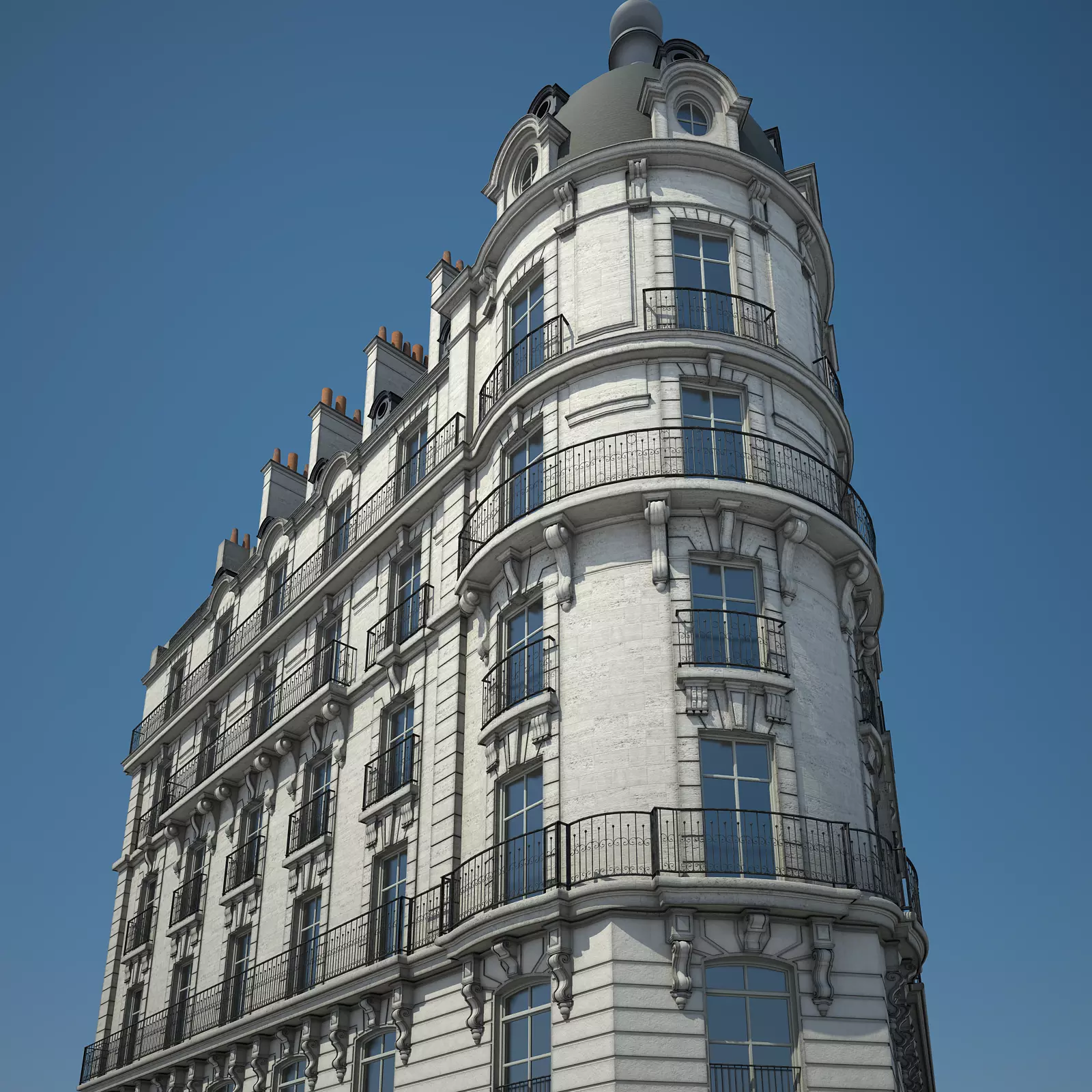 Old Building XIII 3D model_0