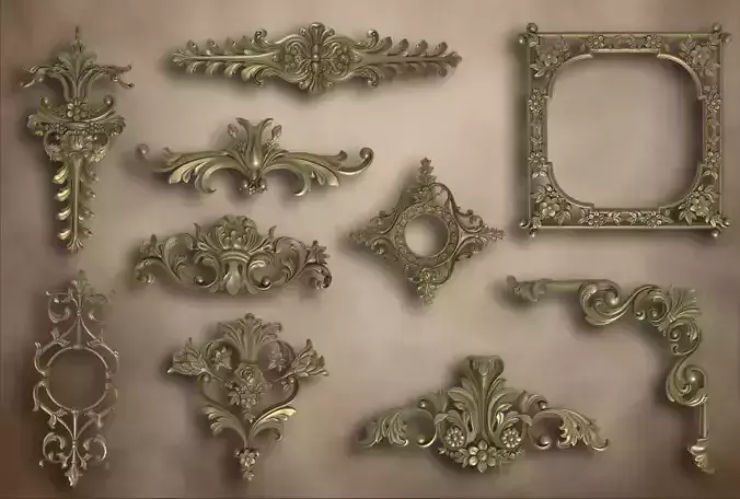 Ornamental Vol 02 3D model