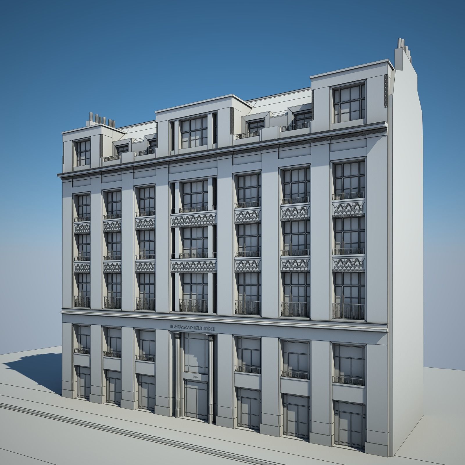 Old Building XIV 3D model_13