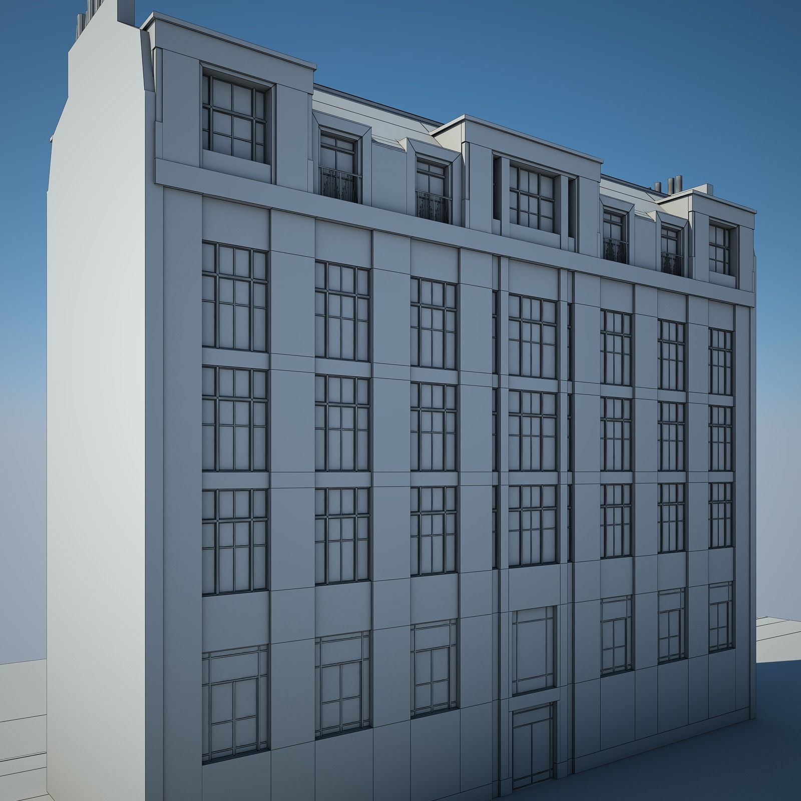 Old Building XIV 3D model_14