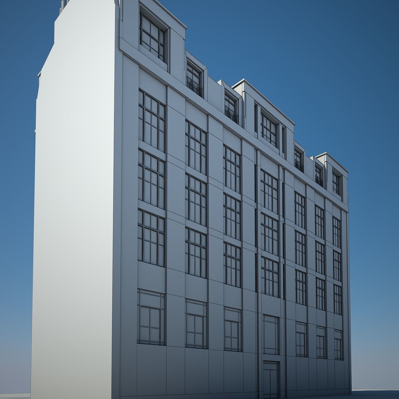 Old Building XIV 3D model_15