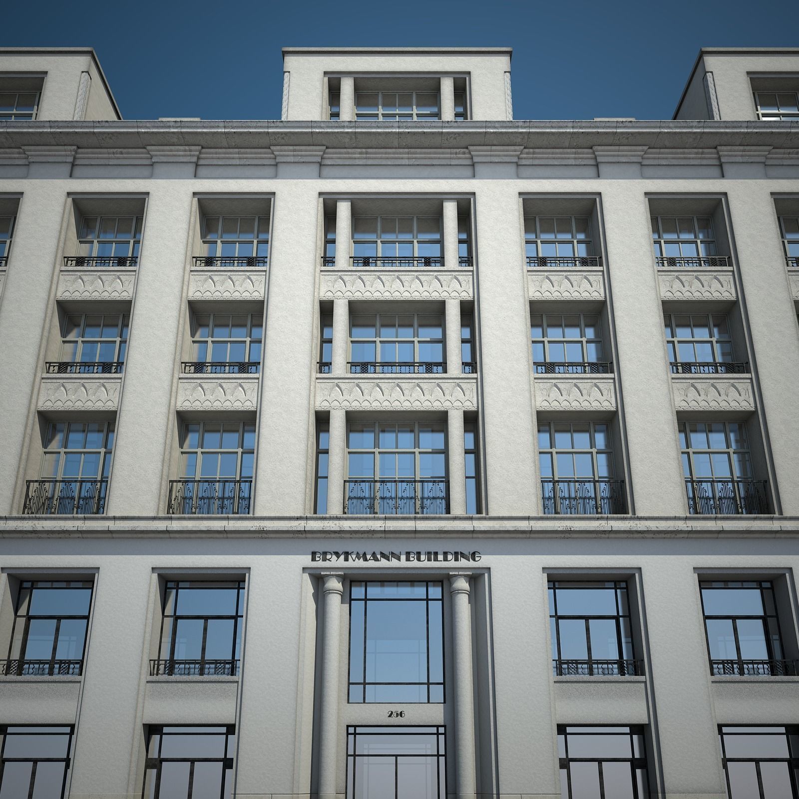 Old Building XIV 3D model_2