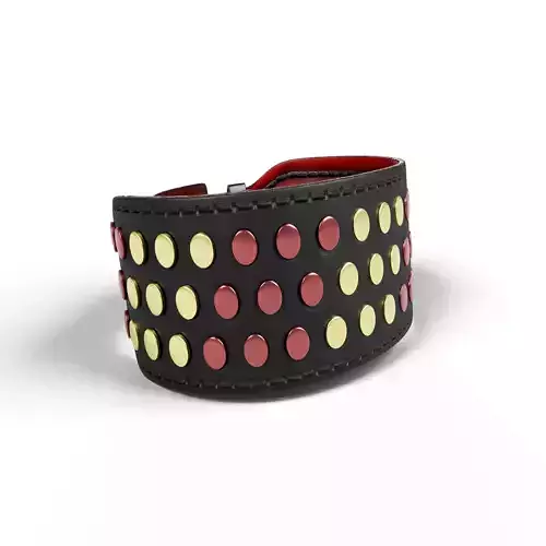 Game-Ready PBR Low Poly Leather Bracelet