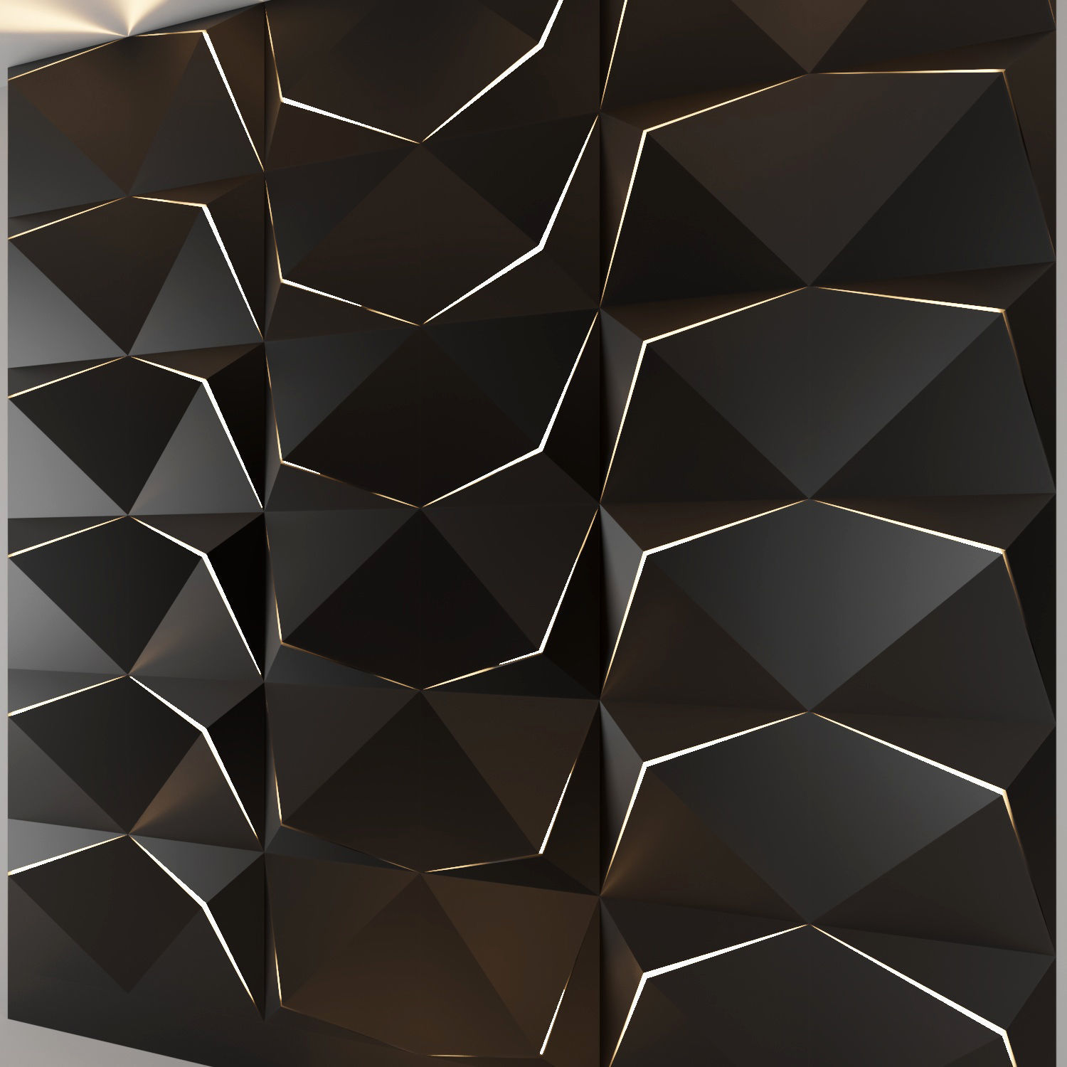 3d panel 14 Low-poly 3D model_2