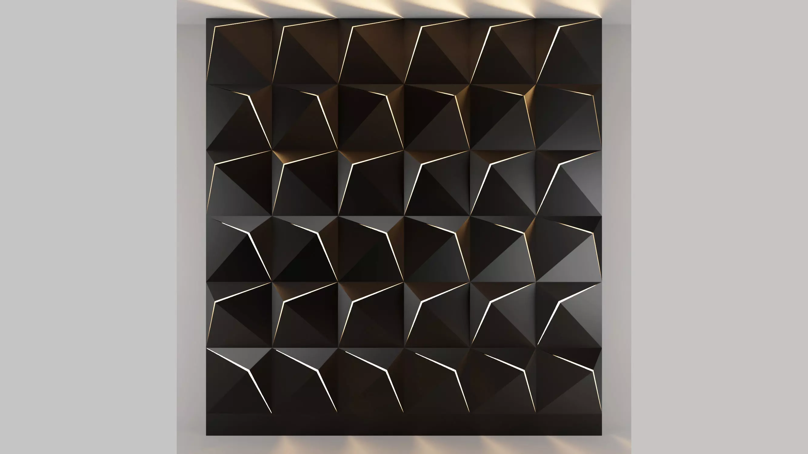 3d panel 15 Low-poly 3D model_0