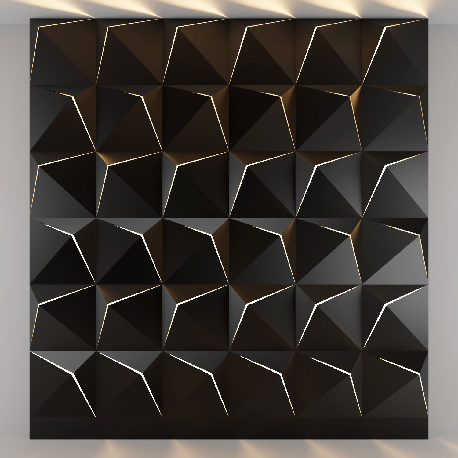 3d panel 15 Low-poly 3D model_2