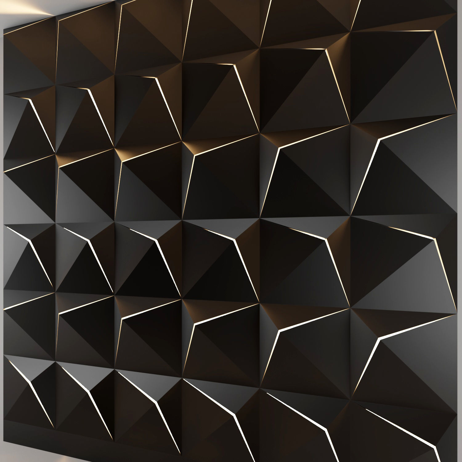 3d panel 15 Low-poly 3D model_3