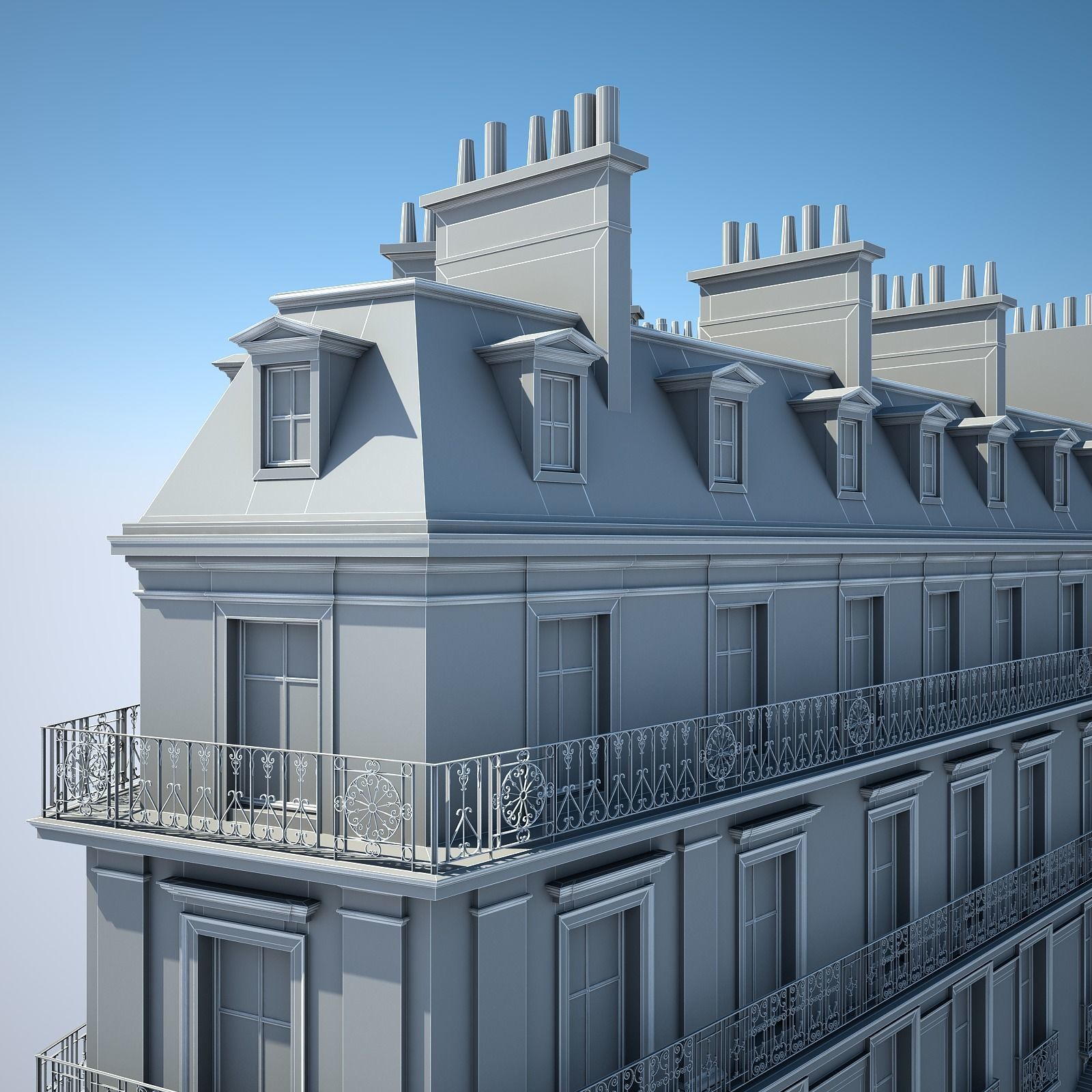 Old Building XV 3D model_15