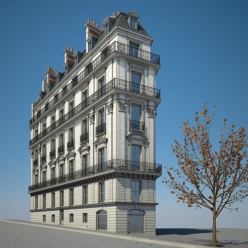 Old Building XV 3D model