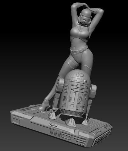 Sexy Stormtrooper 3D print model