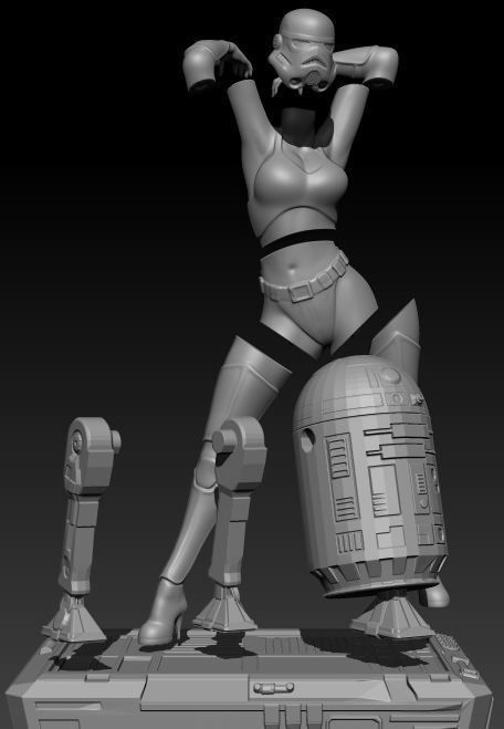Sexy Stormtrooper 3D print model_17