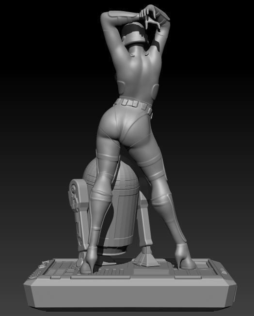 Sexy Stormtrooper 3D print model_4