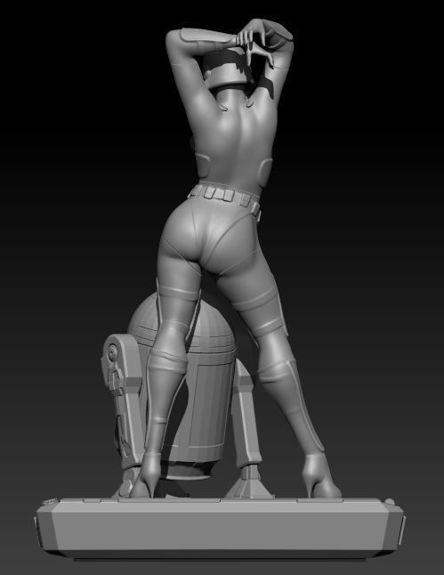 Sexy Stormtrooper 3D print model_3