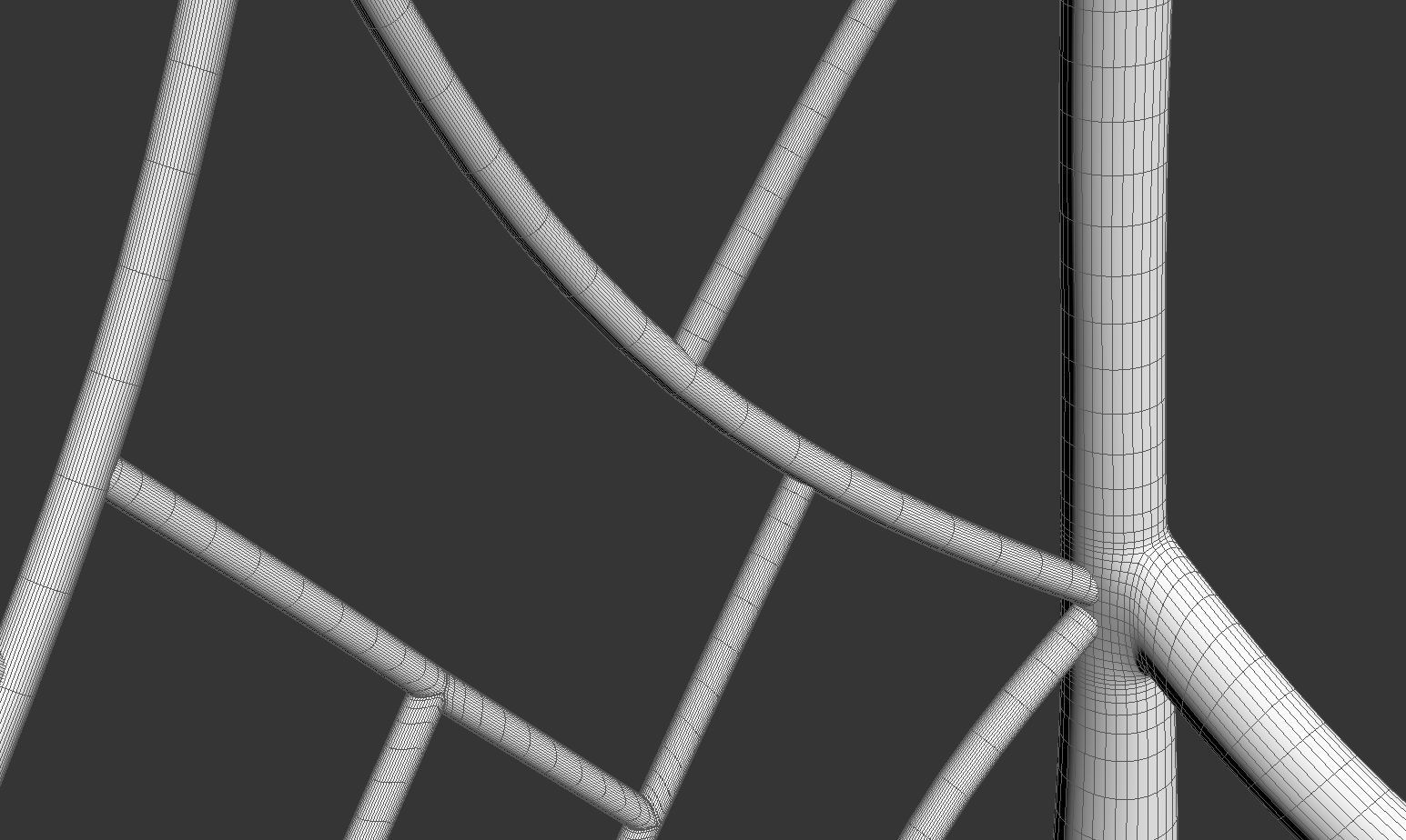 Delicate Trellis Armchair 3D model_7