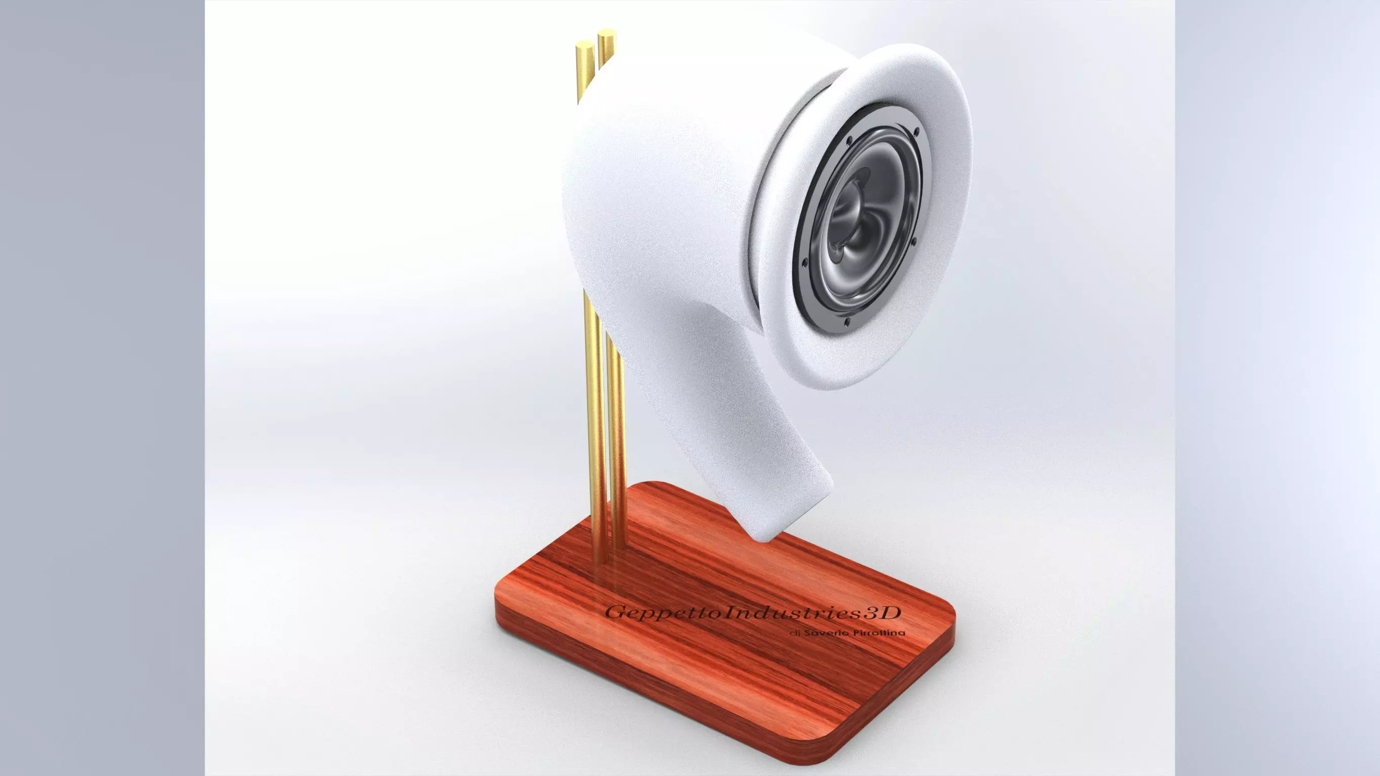 Speaker Desktop Enclosure 3D print model