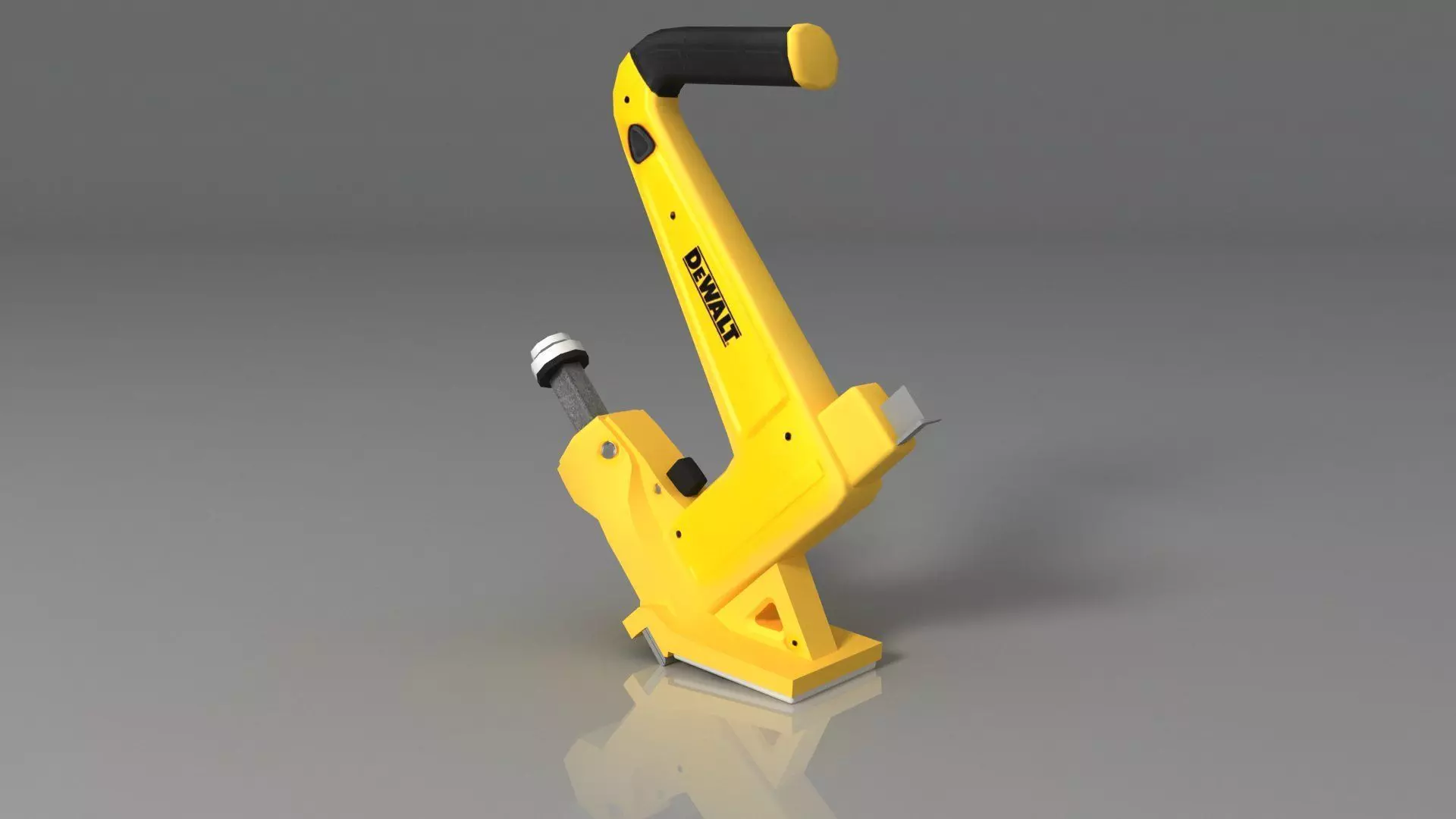 DEWALT Manual Flooring Cleat Nailer DWMFN-201 Low-poly 3D model_0
