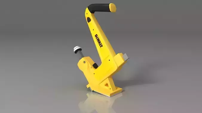 DEWALT Manual Flooring Cleat Nailer DWMFN-201 Low-poly 3D model