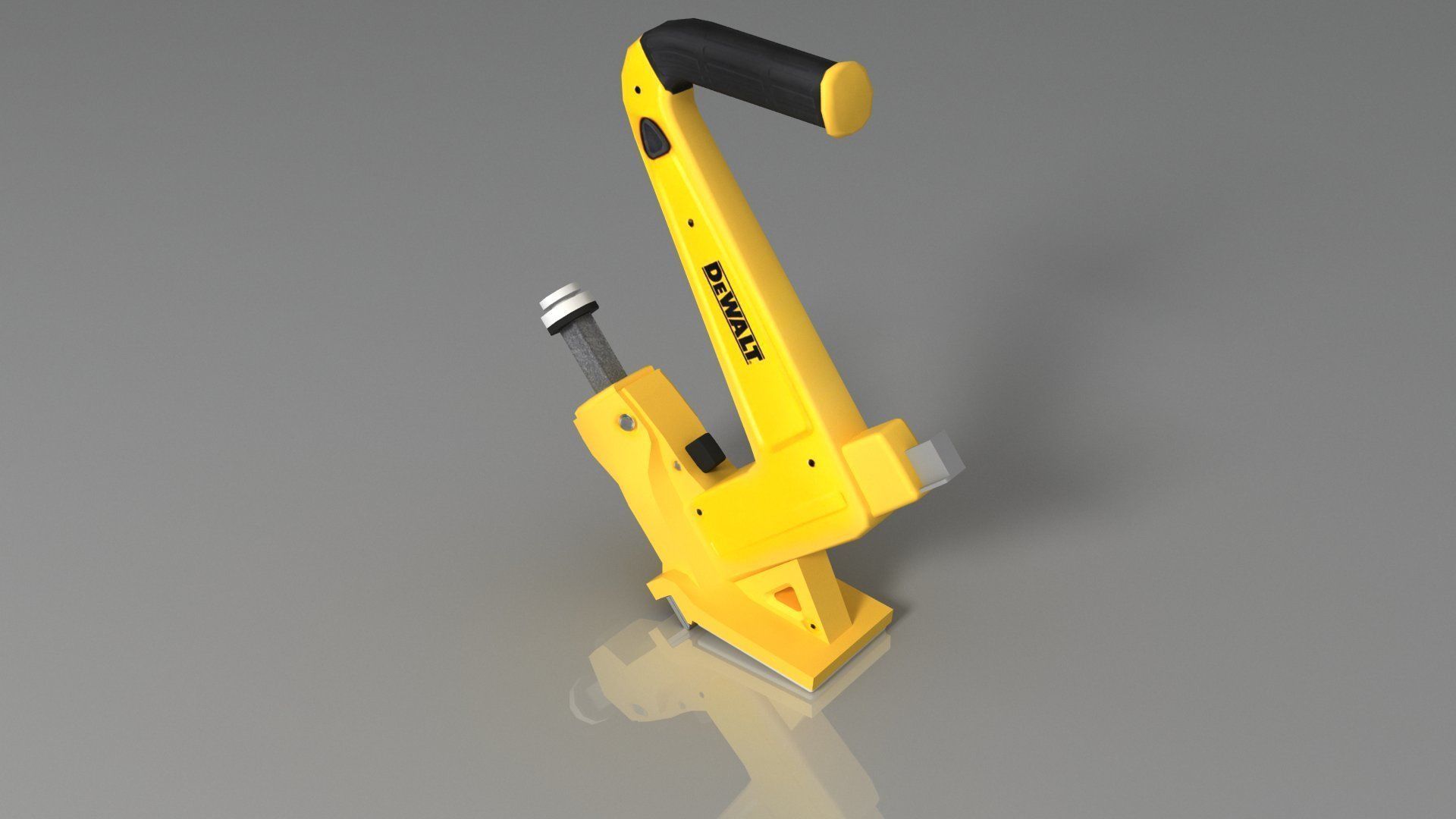 DEWALT Manual Flooring Cleat Nailer DWMFN-201 Low-poly 3D model_5