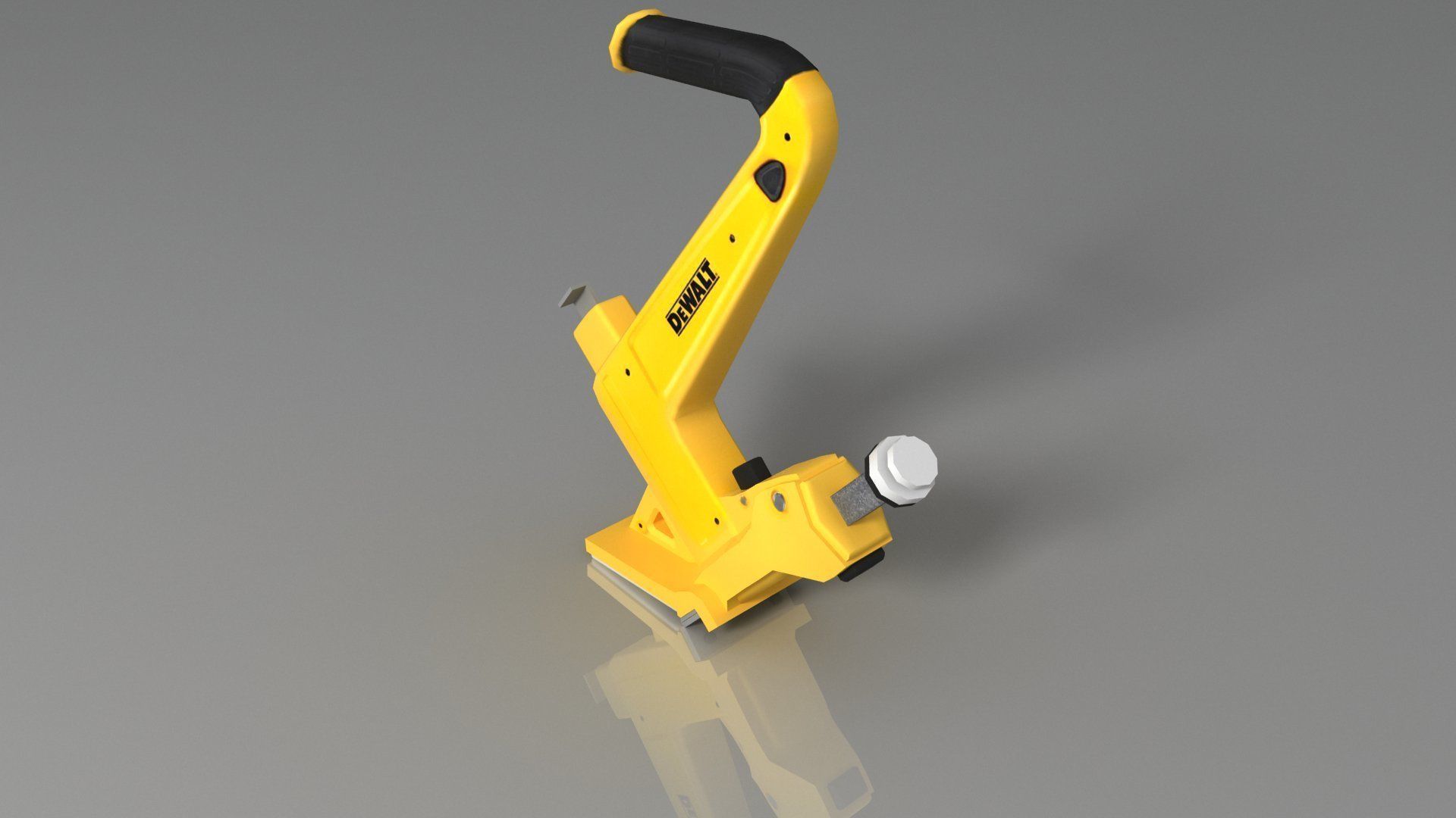 DEWALT Manual Flooring Cleat Nailer DWMFN-201 Low-poly 3D model_7