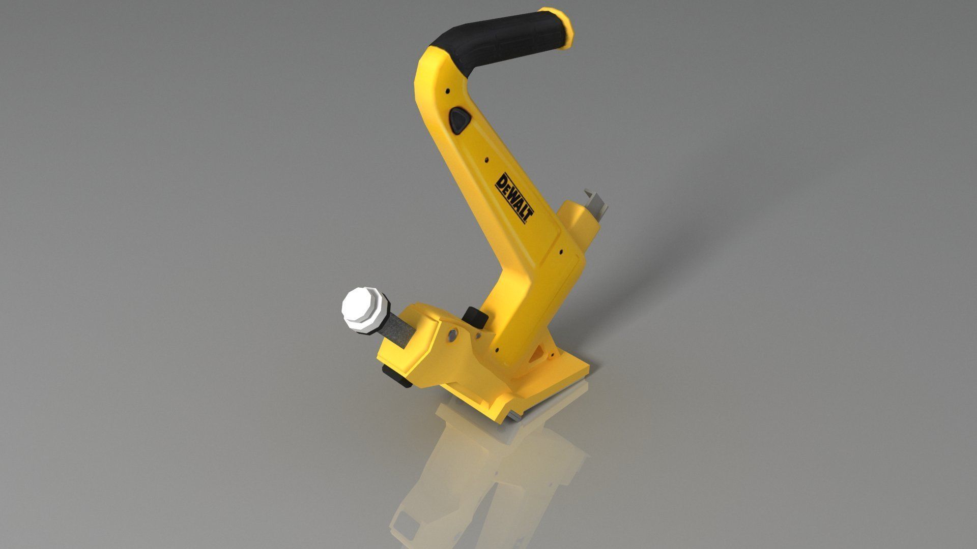 DEWALT Manual Flooring Cleat Nailer DWMFN-201 Low-poly 3D model_8
