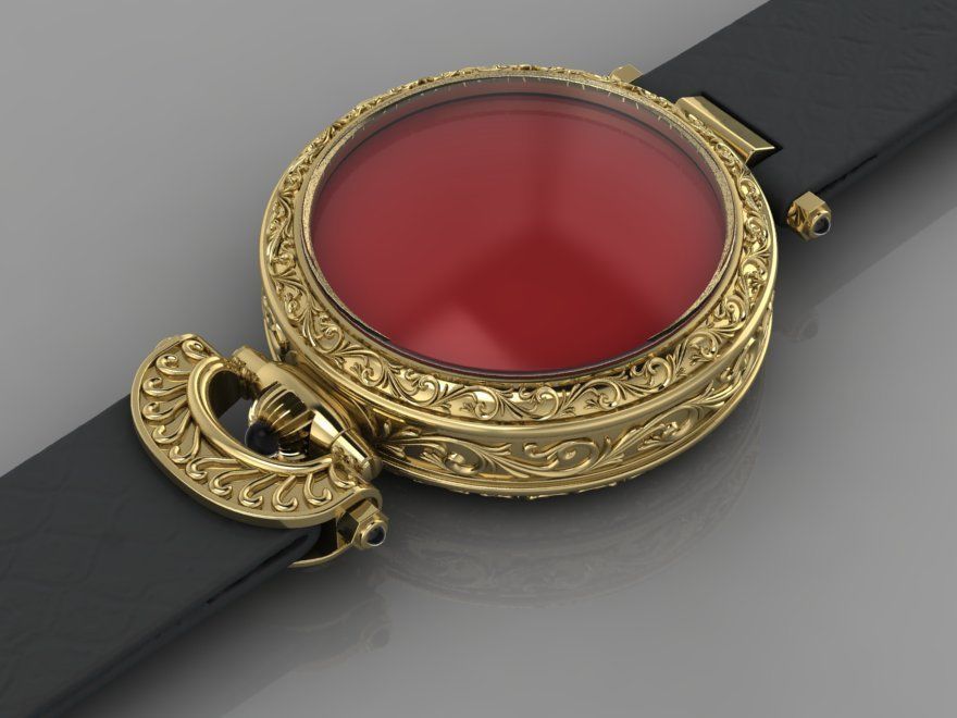 Clock ring 3D print model_2