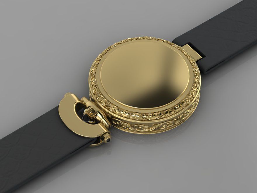 Clock ring 3D print model_4