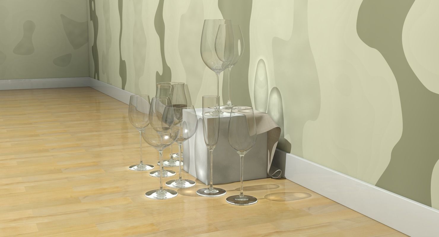 Riedel Superleggero Glasses Collection 3D model_9