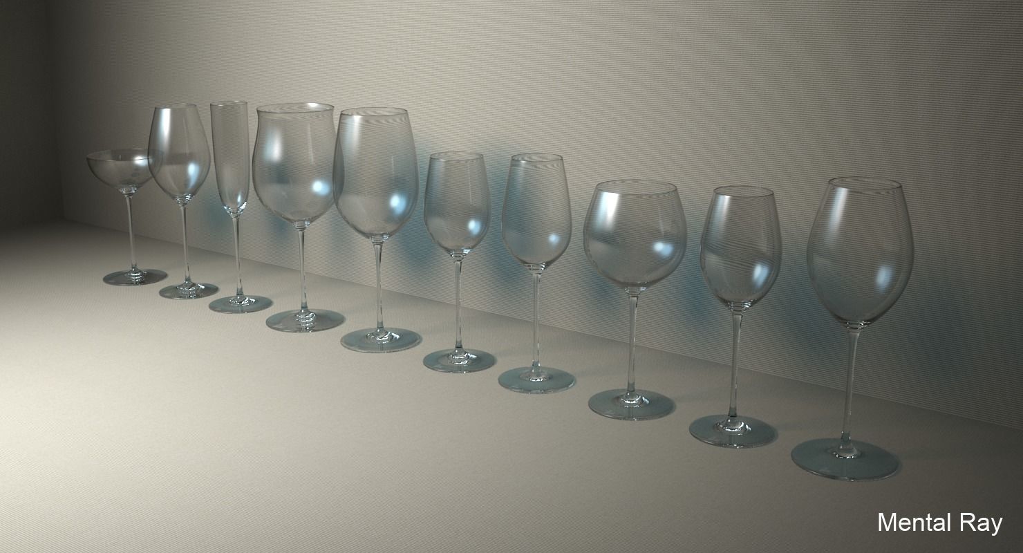 Riedel Superleggero Glasses Collection 3D model_10