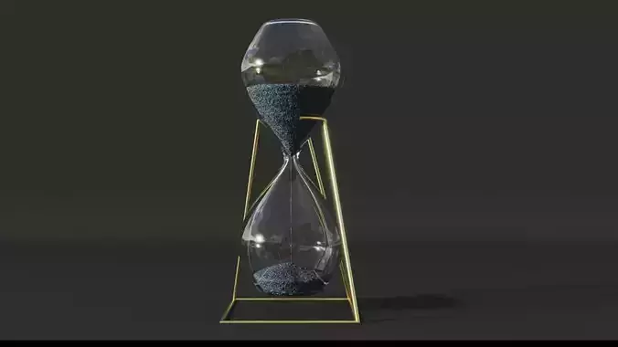 Hourglass Lowpoly sand