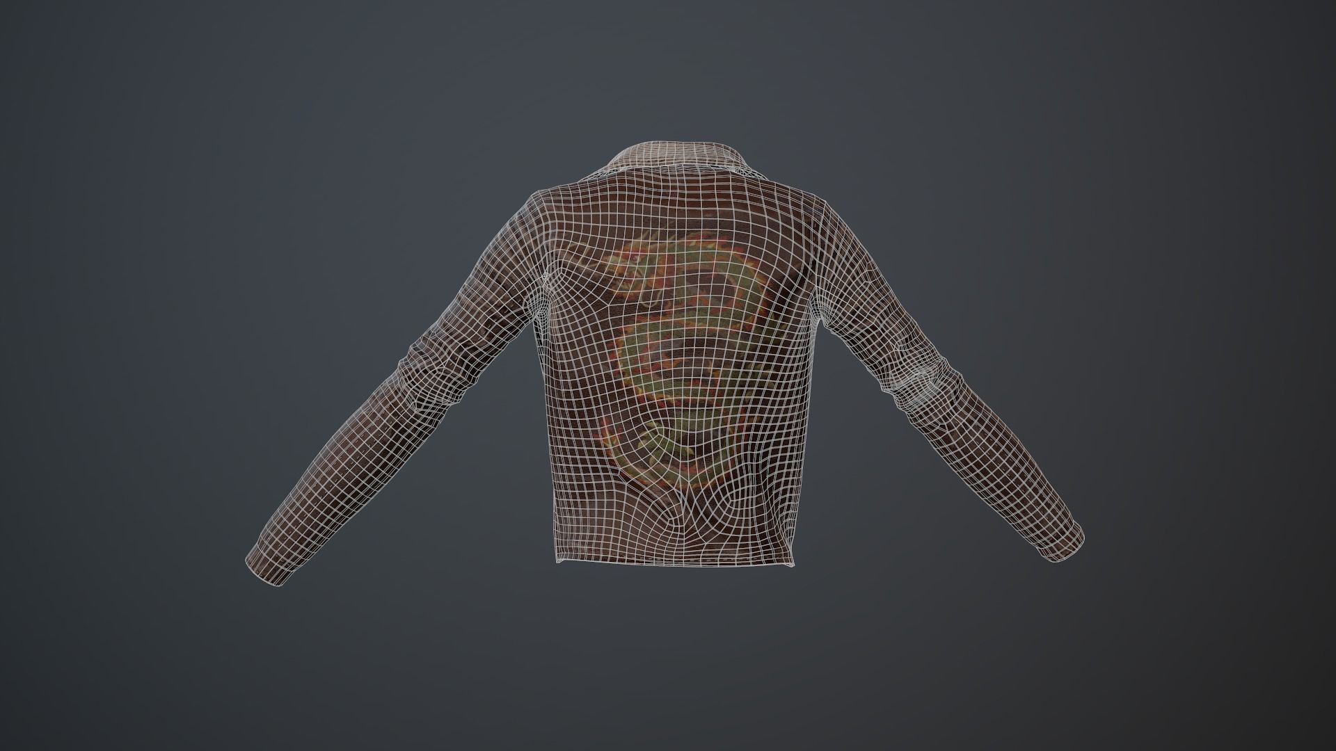 Jacket Leather Pbr GameReady Low-poly 3D model_14